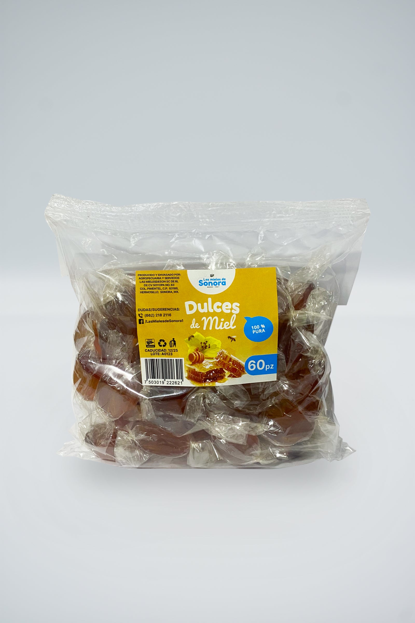 Dulce de Miel 100 pura 60 pz