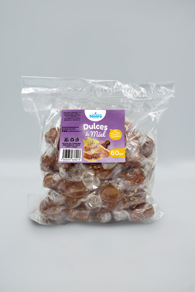 Dulce de Miel Surtidas 60 pz