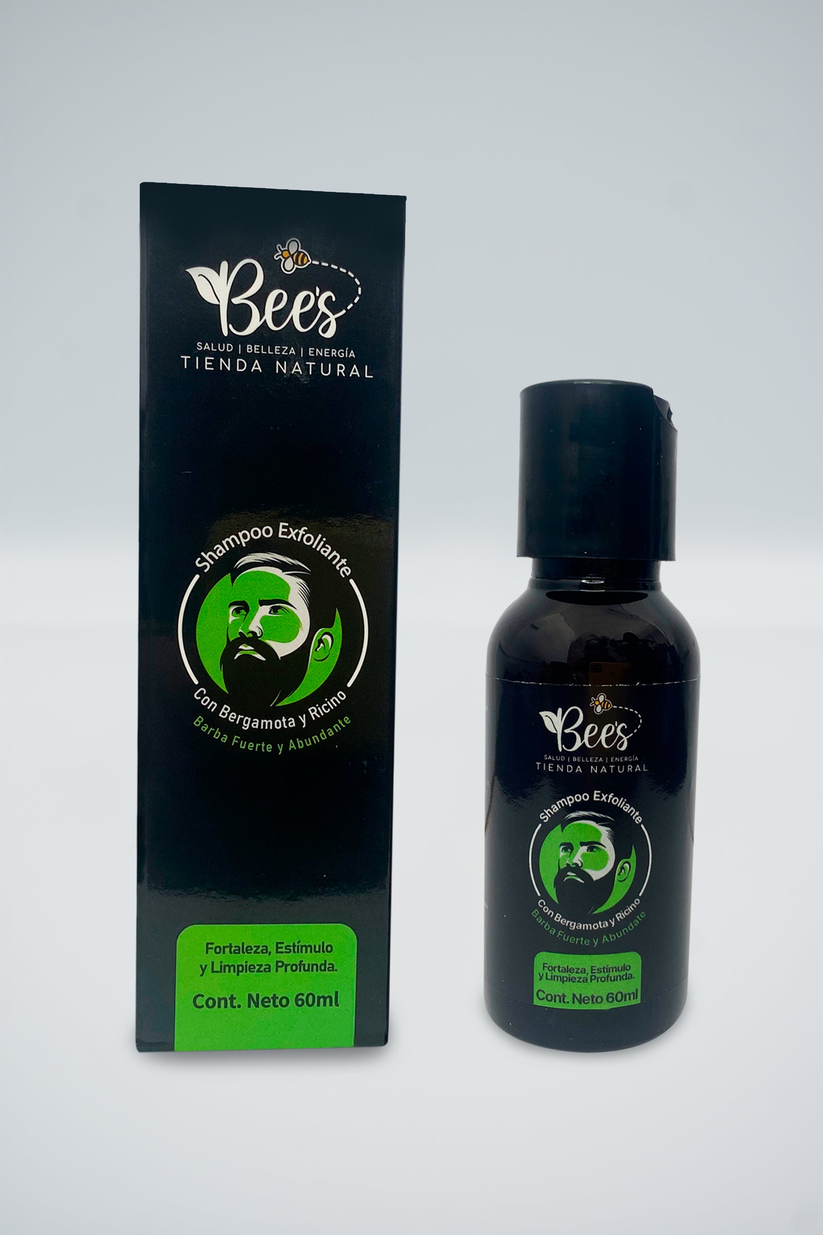 Shampoo Exfoliante para Barba y Bigote 60 ml