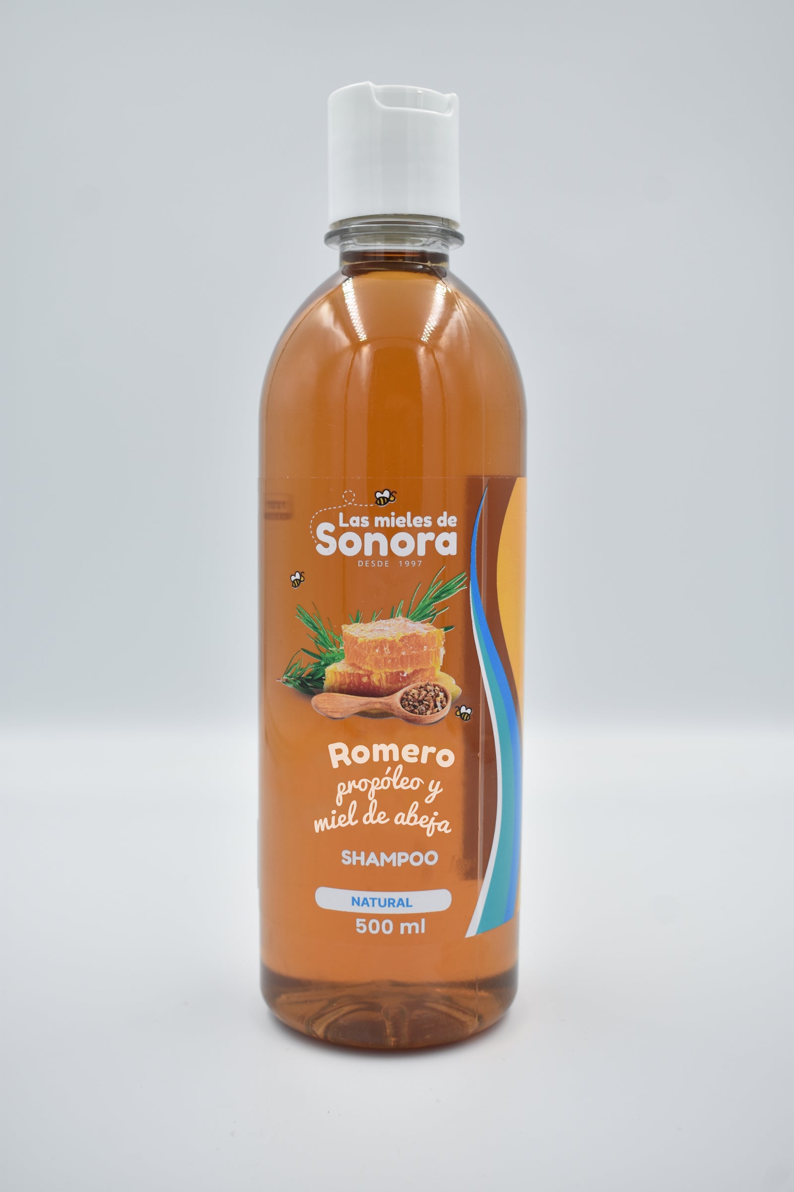 Shampoo de Romero con Propóleo y Miel de Abeja 500 ml